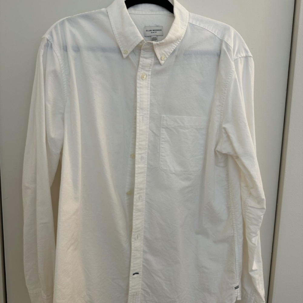 Men's Club Monaco White Button Down